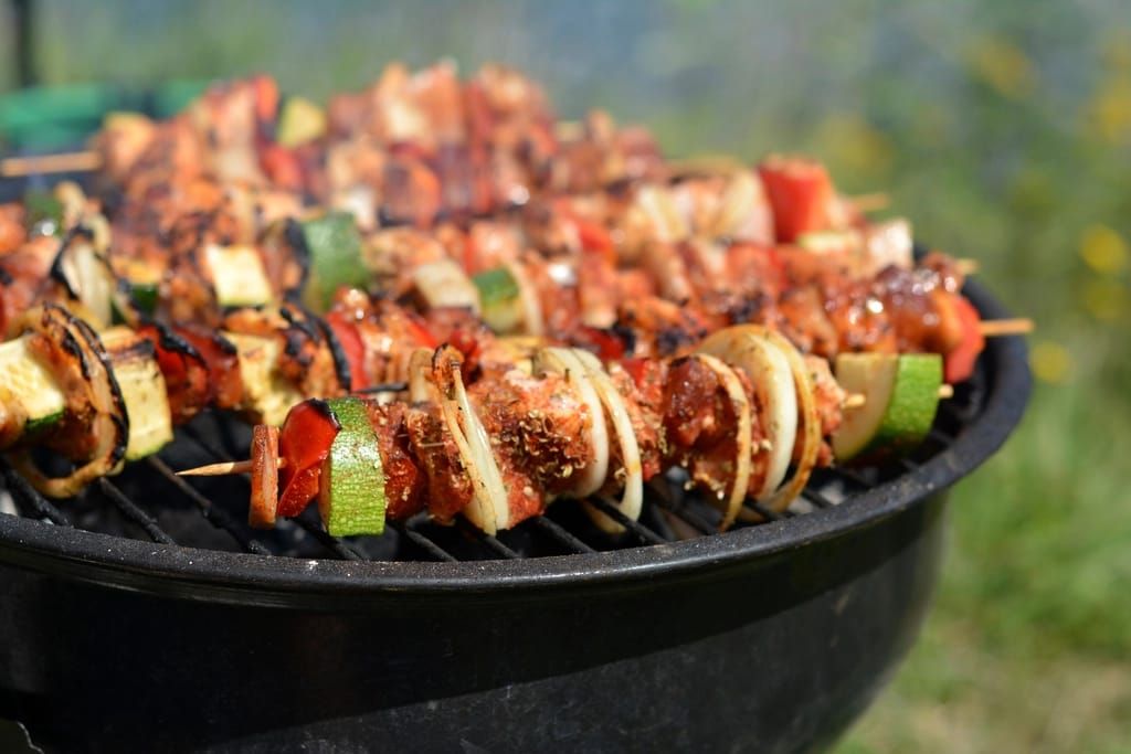 Live BBQ grill